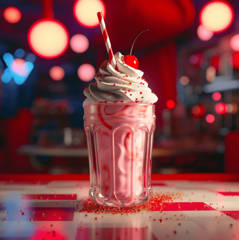 Strawberry Lemonade Milkshake